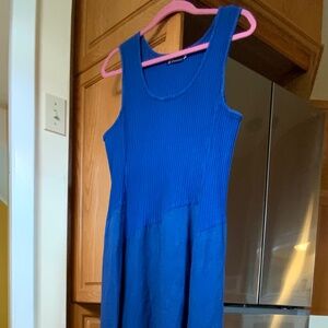Fenini Linen And Cotton Maxi Sleeveless Dress
